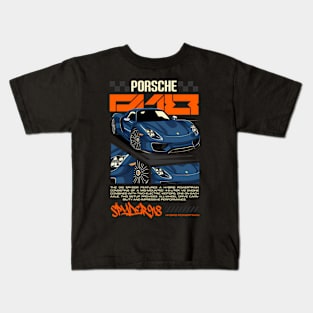 Luxury 918 Porsche Kids T-Shirt